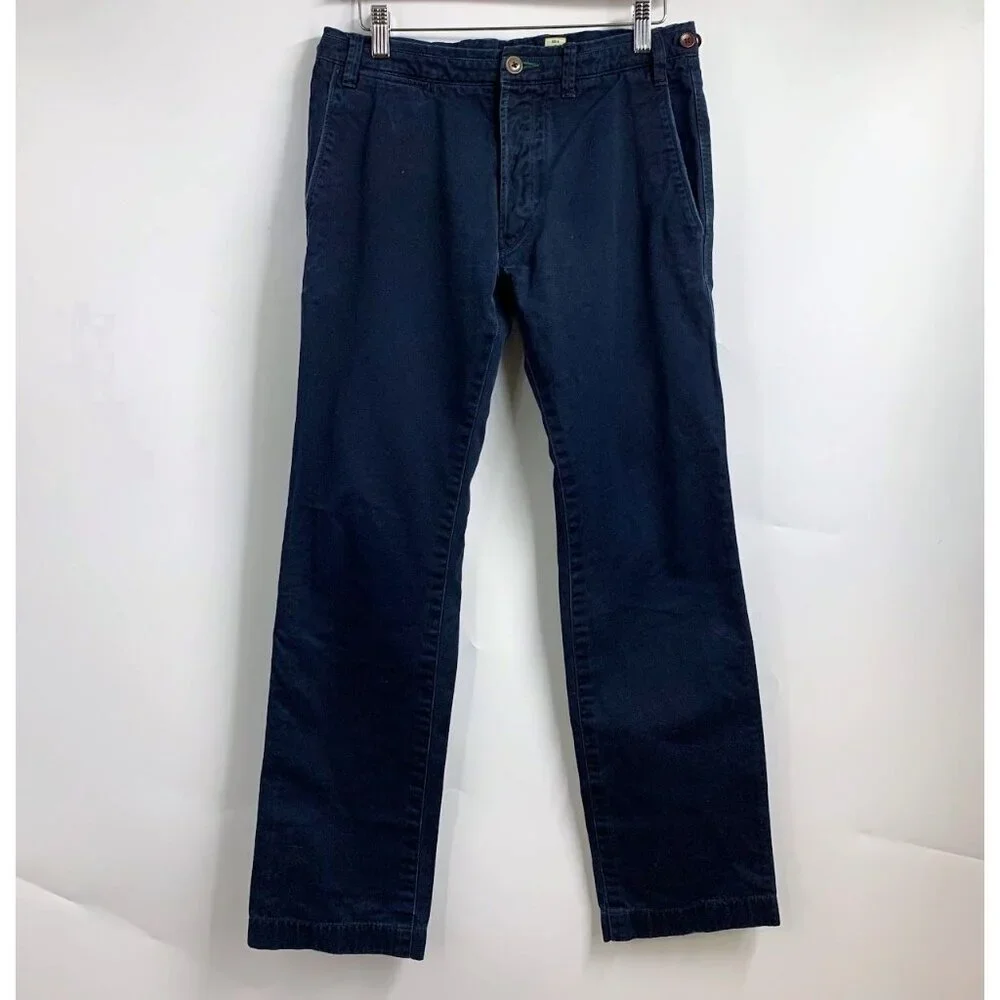 Paul Smith Men's Flat Front Cotton Slash Pocket Chino Slacks Size 28 - Picture 1 of 15
